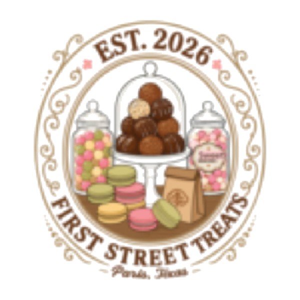 Blurry logo reference before signage vector redraw