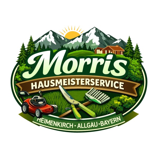 Morris Hausmeisterservice logo recreated as a clean, editable vector in Adobe Illustrator
