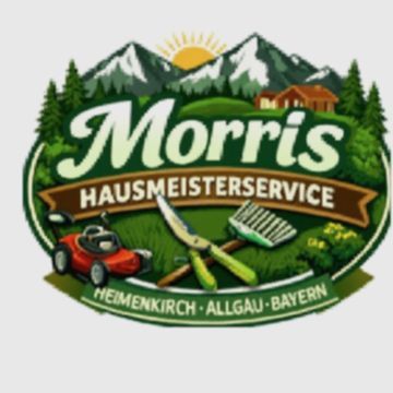 Slightly blurred photo of a landscaping service logo used as a redraw reference