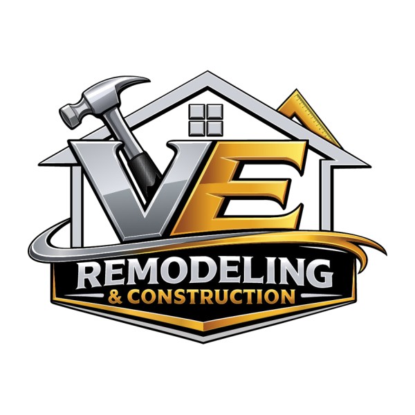 VE Remodeling & Construction logo converted from PNG to a clean, editable vector