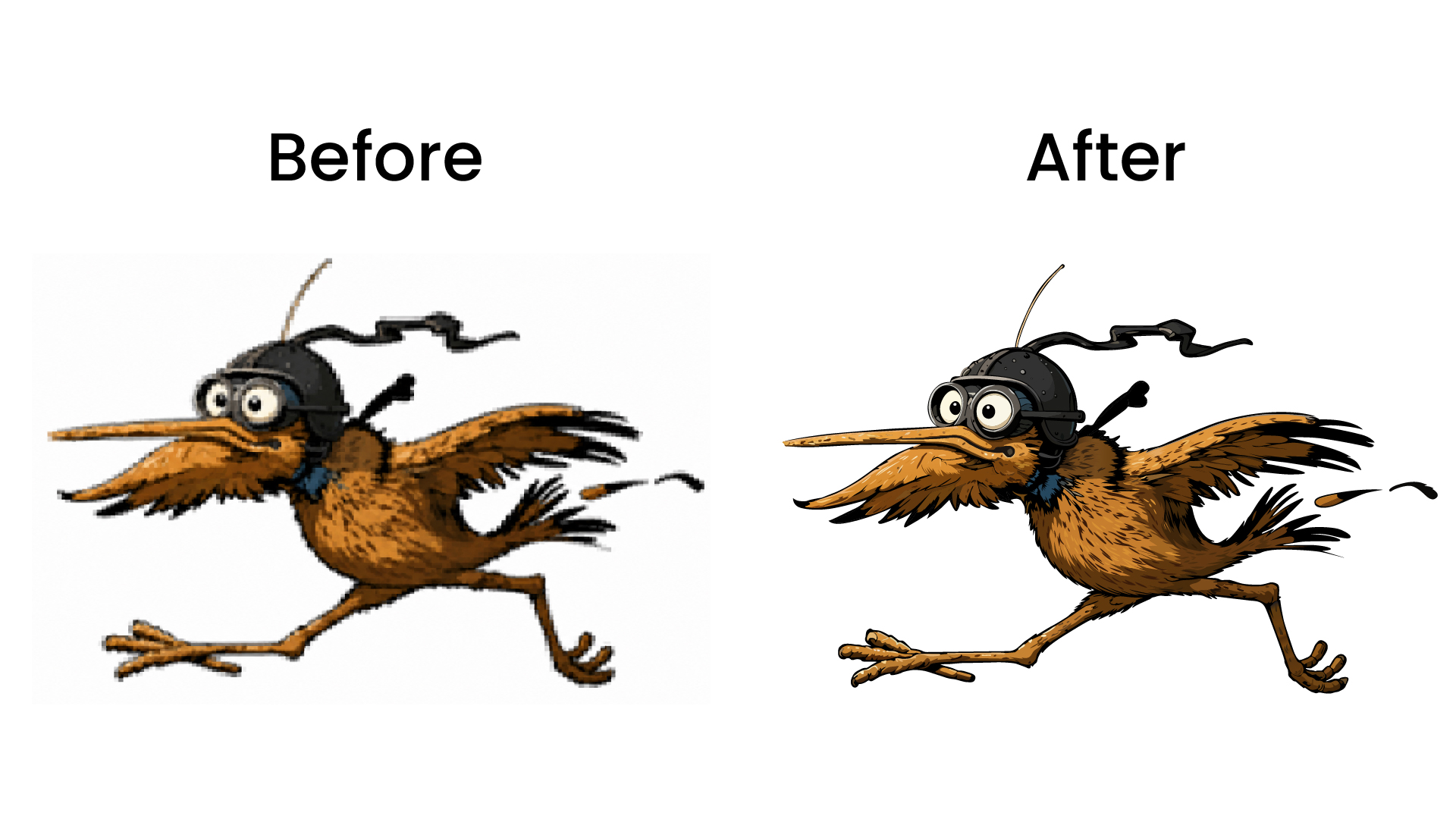 Bird logo vector tracing