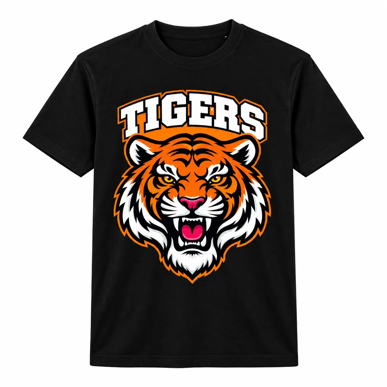 Clean vector artwork on a T-shirt mockup