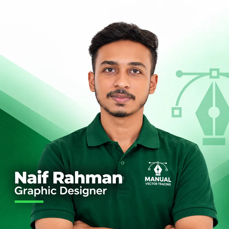Naif Rahman, Graphic Designer at Manual Vector Tracing