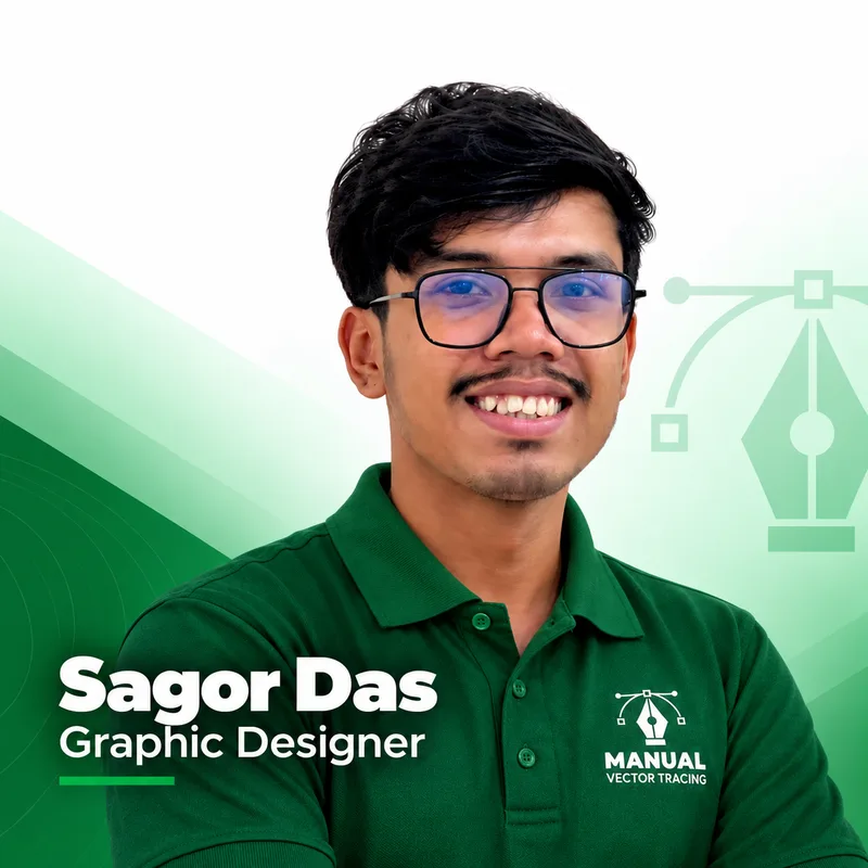 Sagor Das, Graphic Designer at Manual Vector Tracing