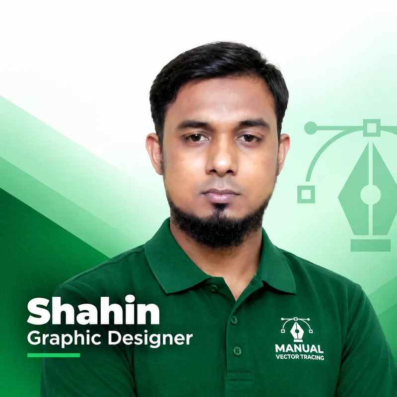 Shahin, Graphic Designer at Manual Vector Tracing